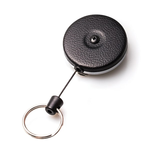 Key-Bak KEYBAK Original Heavy Duty Self Retracting Reel, Black Front, 48 in. Kevlar Cord, Belt Clip, 5PK 0485-804 - main